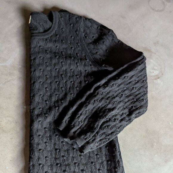 Sézane Philippe Jumper Cardigan | Black | Size : M (FR Size M) - Picture 13 of 15